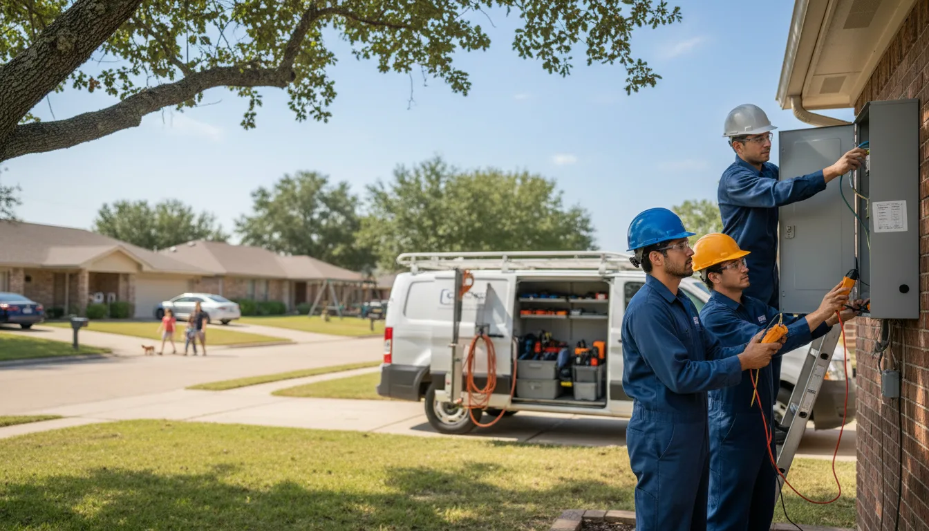 Certified electrician providing emergency electrical services in Rickman, TN